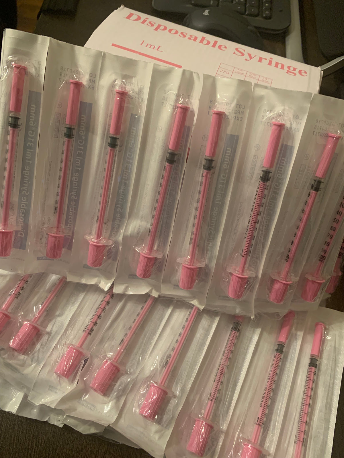 Pink Syringes