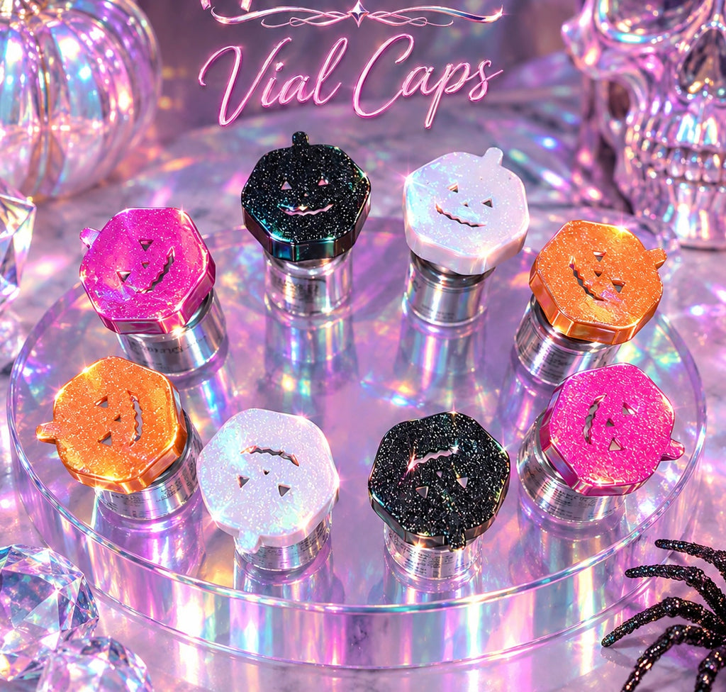 3d Pumpkin Vial Caps
